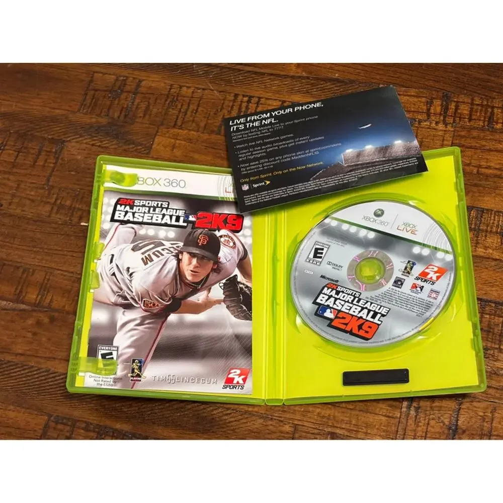 2K Sports Major League Baseball 2K9 Xbox 360 Video Game Complete